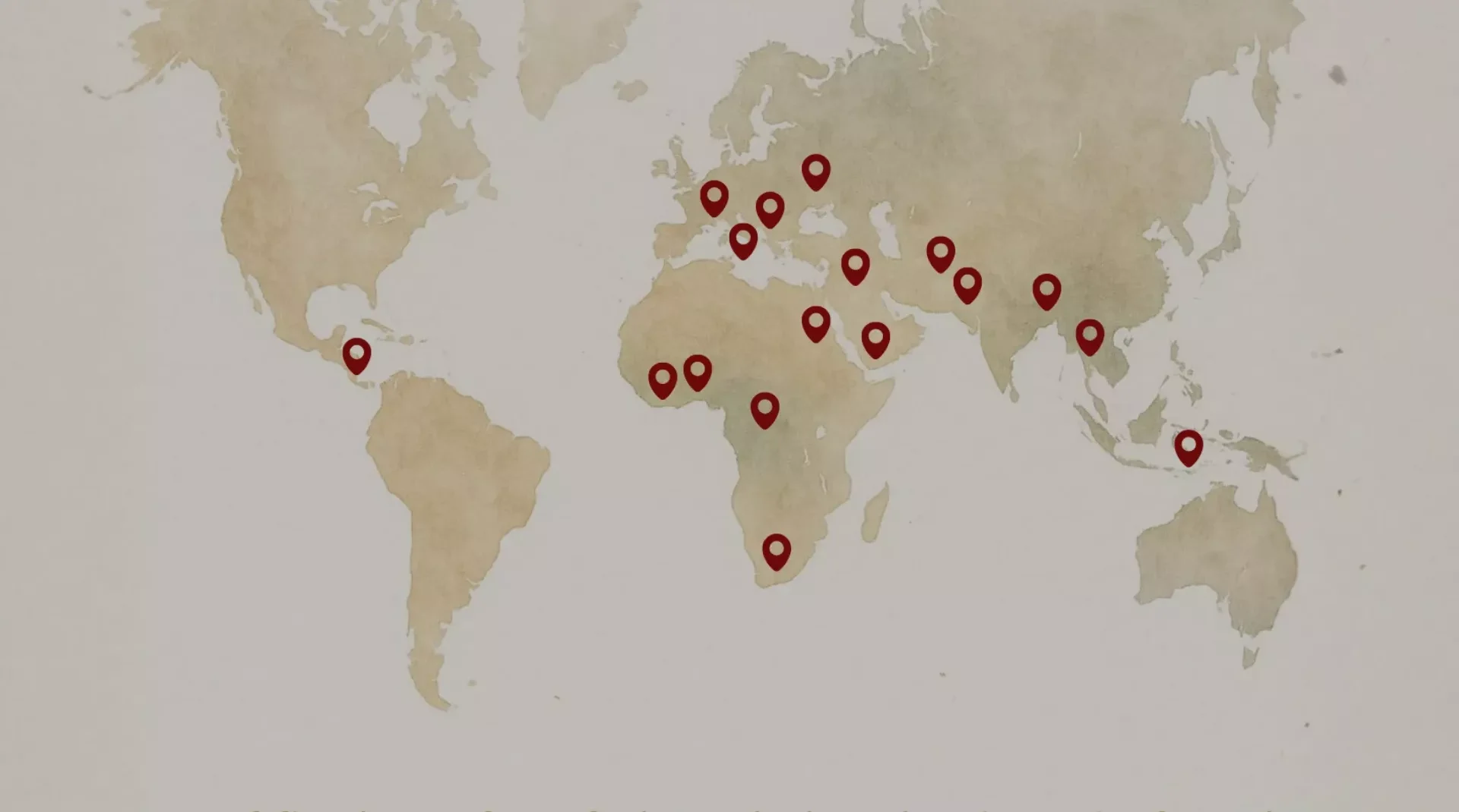 Carte du monde des donations ASF